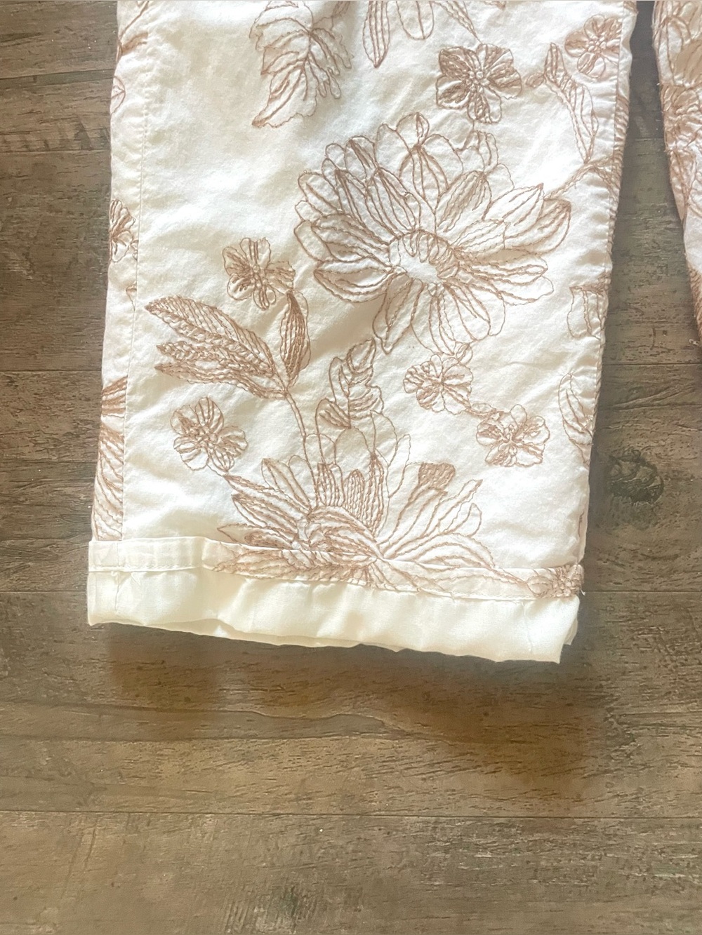 Cupcake & Cashmere 2 Piece Girls Crop Top & Pants Cotton Lined Embroidery Sz 10 - Picture 5 of 9
